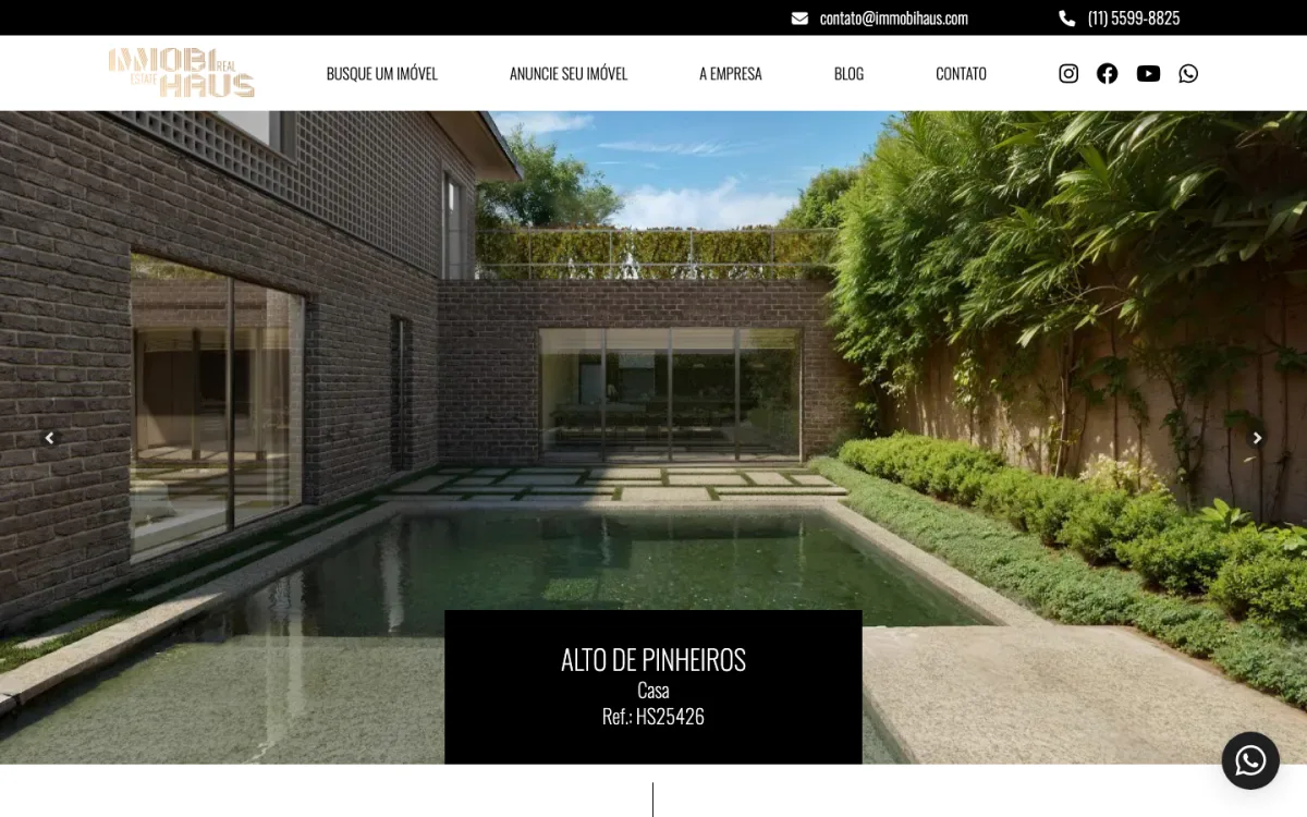 Site da Immobihaus | Home Journeys