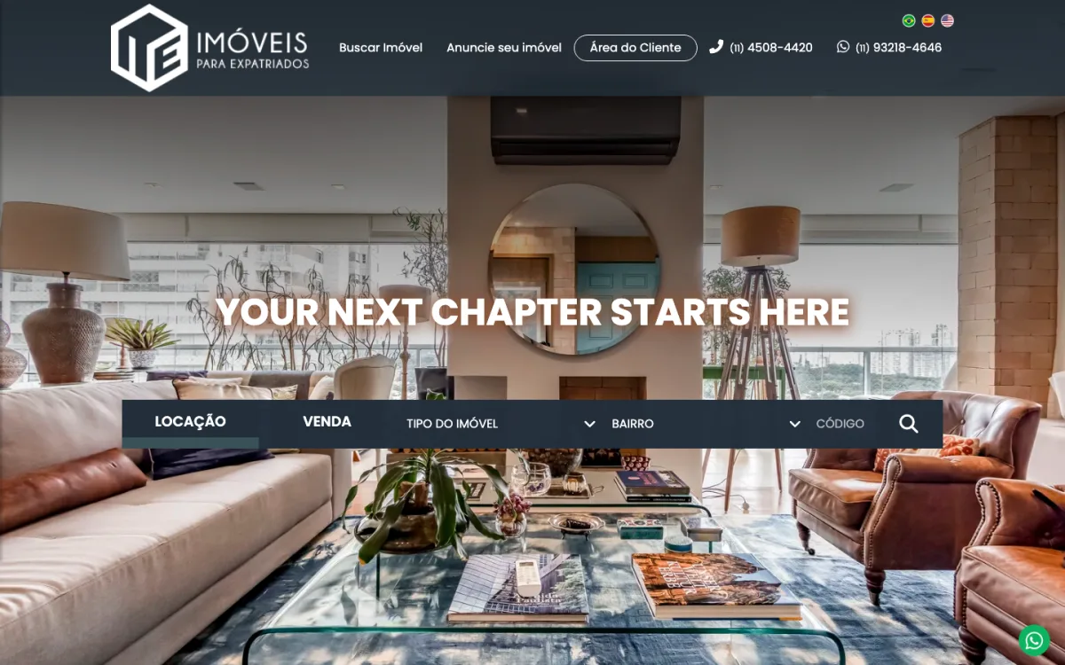 Site da Imóveis para Expatriados