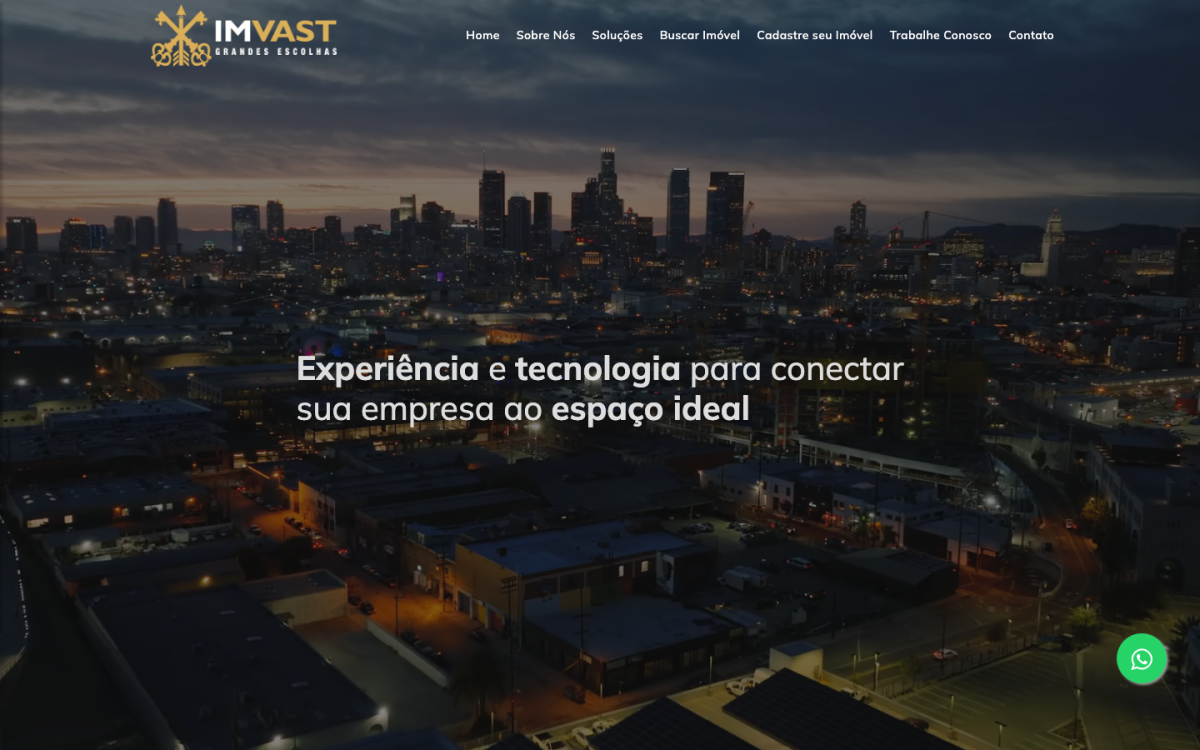 Site da Imvast