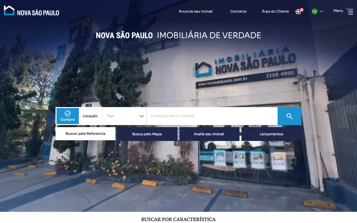Site da Nova São Paulo