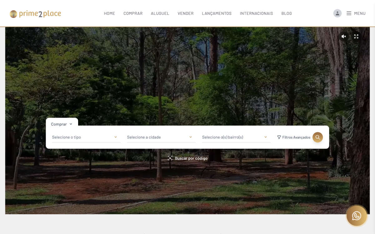 Site da PRIME2PLACE