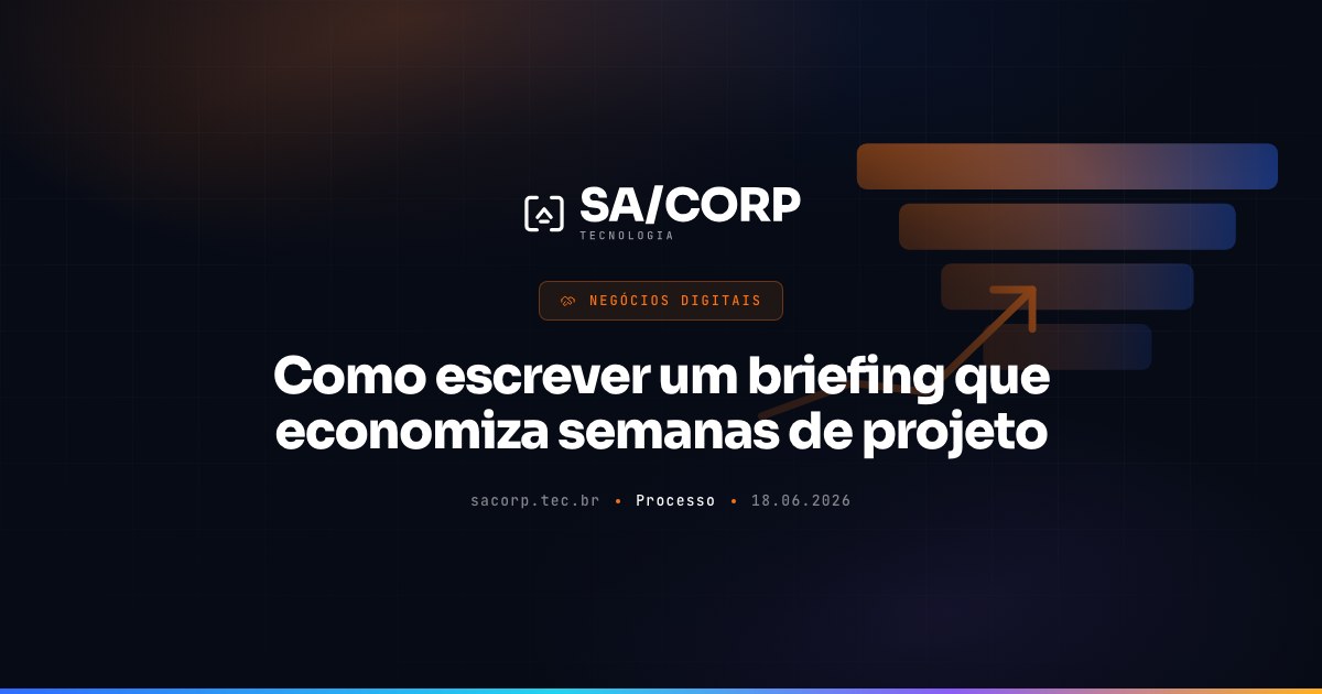 Como escrever um briefing que economiza semanas de projeto