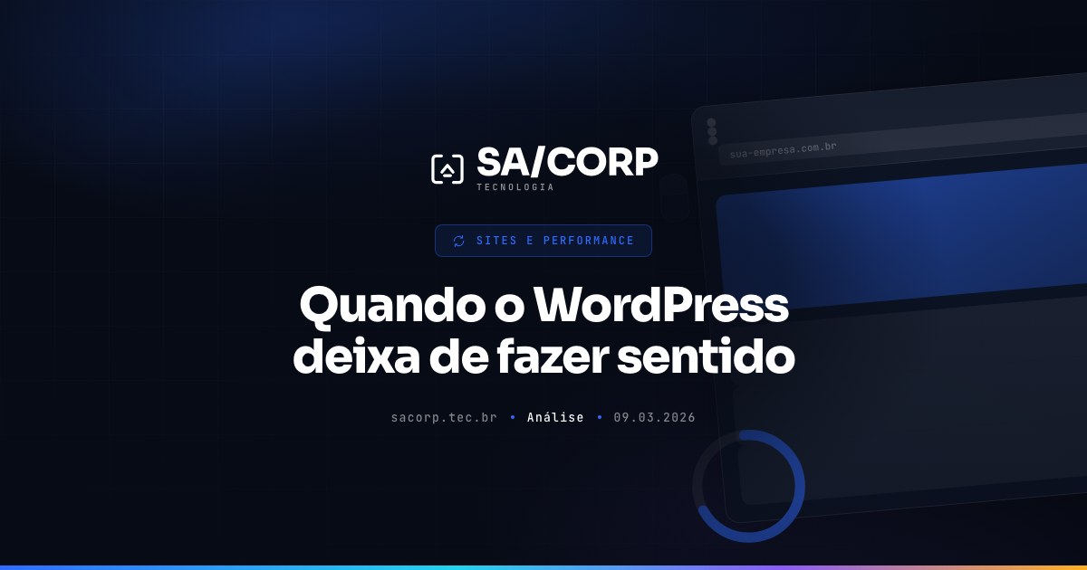 Quando o WordPress deixa de fazer sentido