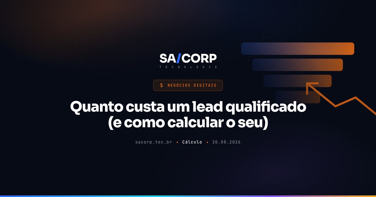 Quanto custa um lead qualificado (e como calcular o seu)
