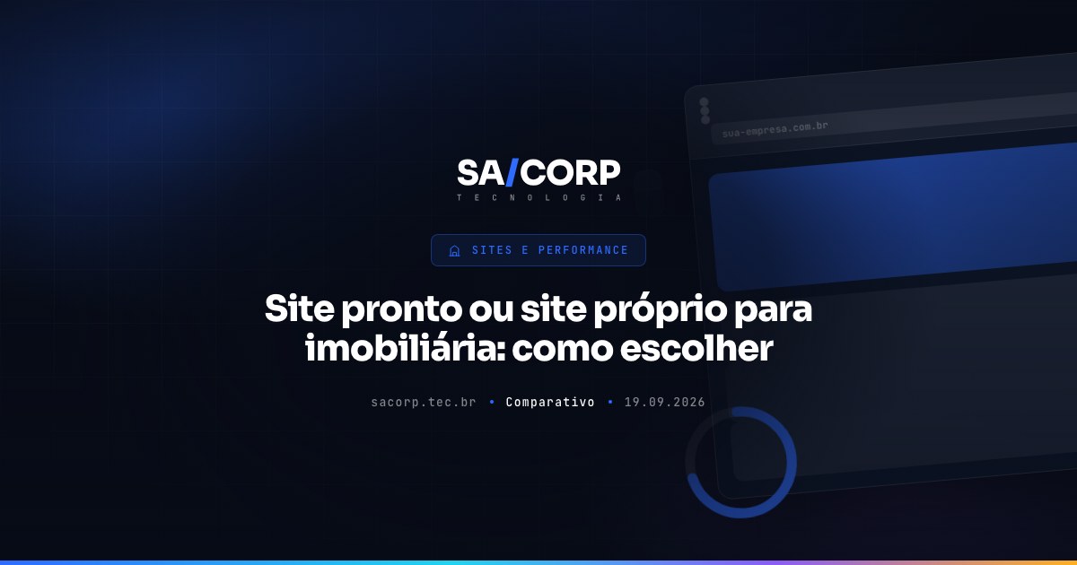 Site pronto ou site próprio para imobiliária: como escolher